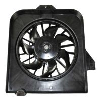 2001-2005 Dodge Caravan TYC Radiator Fan Assembly | Single Fan | Front | Replacement For CH311512...