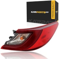 2025-2025 Toyota Camry Tail Light Passenger Side Outer, Red, Clear, LED, ABS Plastic Housing, LED...