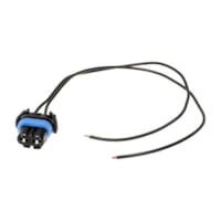 1990-1992 Infiniti M30 Headlight Socket Black, Oval Shape, Blade | Pin Type, Female Terminal, Gol...