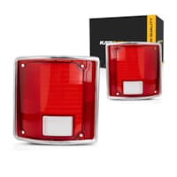 1973-1991 Chevrolet Pickup DEPO Tail Light Lens Driver and Passenger Side Replacement For GM28001...
