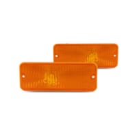 1975-1978 Ford Econoline Signal Light Driver and Passenger Side Amber Lens, Bulb(s) Excluded Repl...
