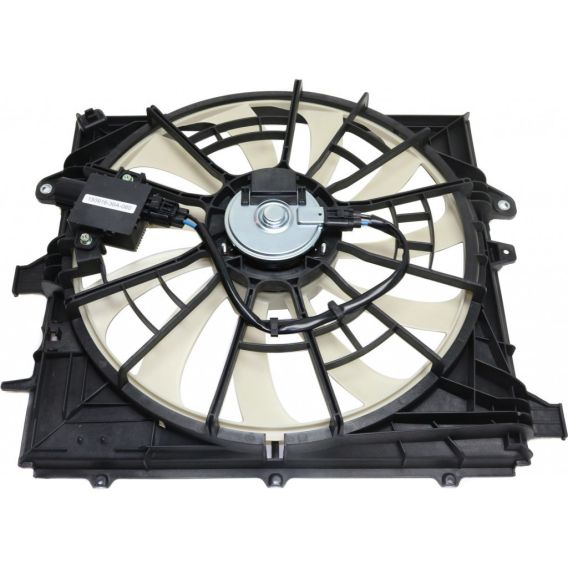 2014-2015 Cadillac CTS TYC Radiator and A/C Condenser Fan Assembly 2.0L /3 .6L w/ Fan Control Mod...