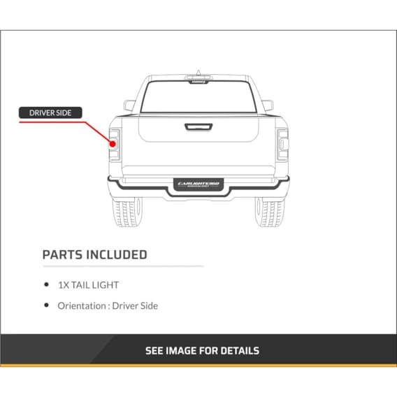2017-2019 Nissan Rogue Sport TYC Tail Light Driver Side Outer | CAPA | Replacement For NI2804117 ...